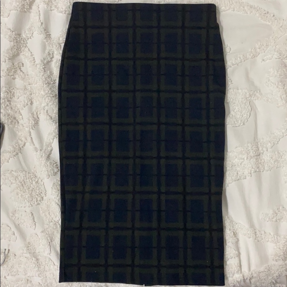 Plaid Midi Zara Skirt